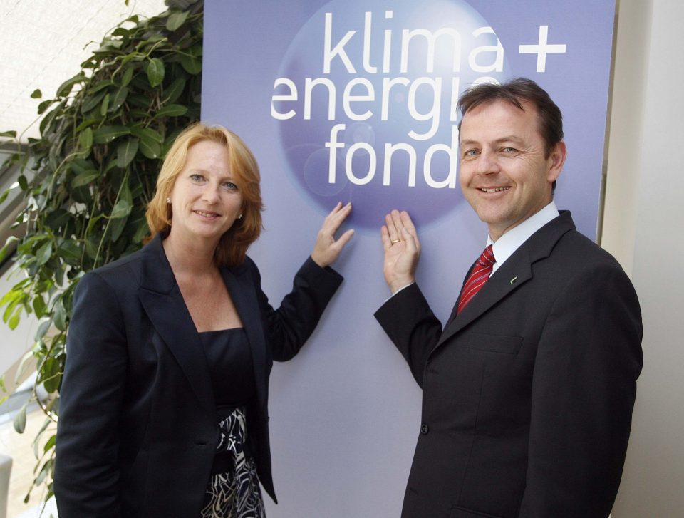 v.l.n.r.: Doris Bures (Infrastrukturministerin), Niki Berlakovich (Umweltminister)