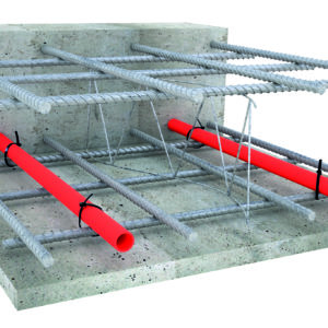 Schemaskizze Bauteilaktivierung einer Geschossdecke ©Z+B